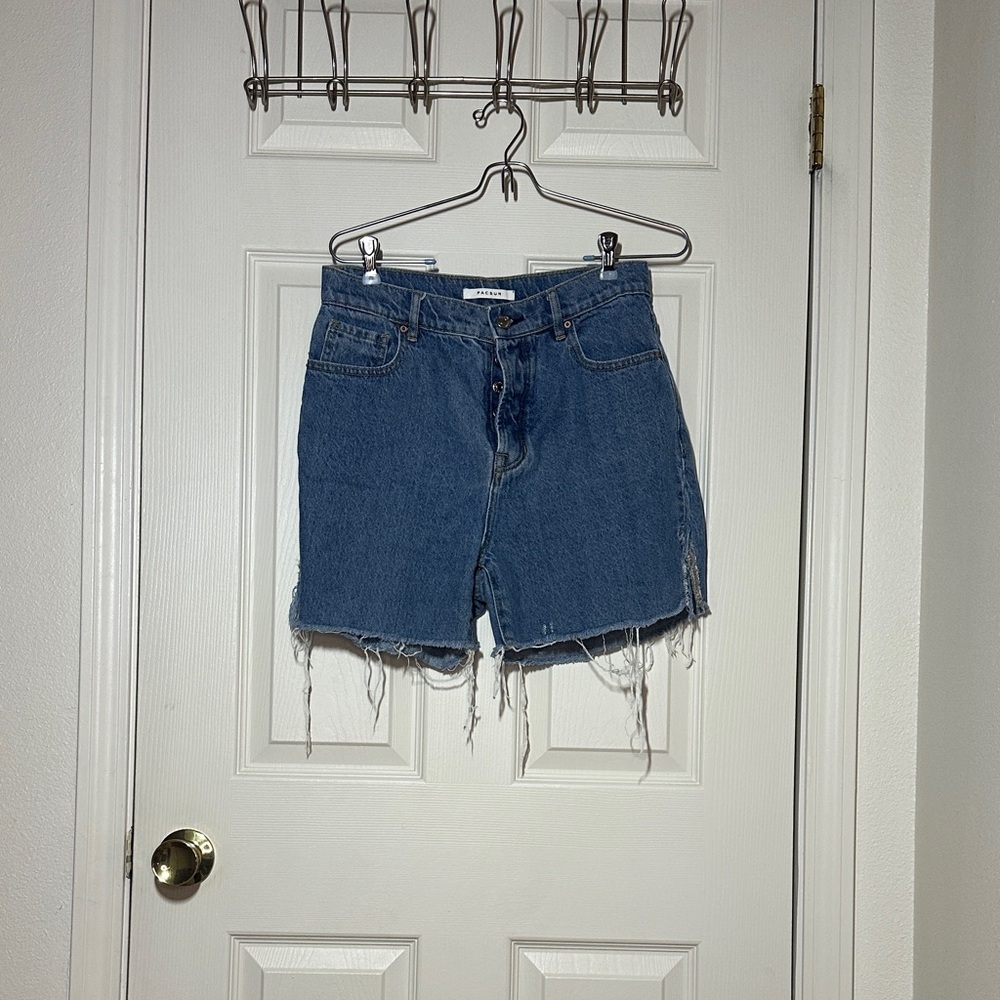 PacSun Distressed Blue Jean Shorts